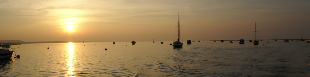 Sunset across Blakeney Estuary