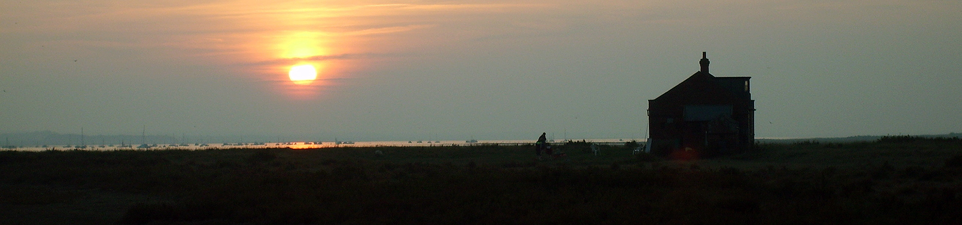 The Watch House at sunset on Blakeney Point